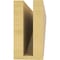 Ekena Millwork 3"W x 18"D x 6"H Thin Concord Rough Cedar Woodgrain TimberThane Corbel, Primed Tan CORUR03X18X06CONRCPR - alternate 5